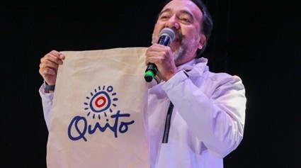 El alcalde de Quito, Pabel Muñoz.