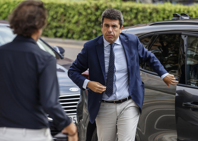 El president de la Generalitat, Carlos Mazón, asiste al acto conmemorativo del XXVIII aniversario del lasesinato de Miguel Ángel Blanco