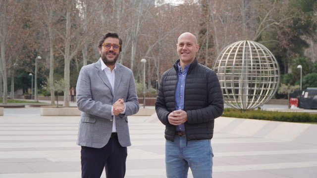 Rafael Tamames y Manuel Gómez, de Vivid Vision.