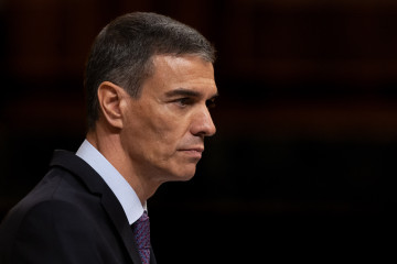 El presidente del Gobierno, Pedro Sánchez, interviene durante un pleno extraordinario, en el Congreso de los Diputados, a 9 de julio de 2025, en Madrid (España).