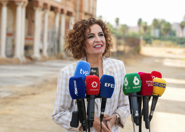 María Jesús Montero, este viernes en Sevilla