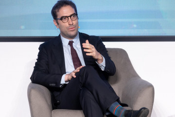 El ministro de Economía, Comercio y Empresa, Carlos Cuerpo interviene druante el ‘Foro ICEX 2025’, en la Nave Madrid, a 10 de julio de 2025, en Madrid (España).