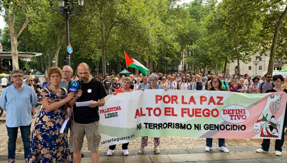 Concentración en Bilbao 
