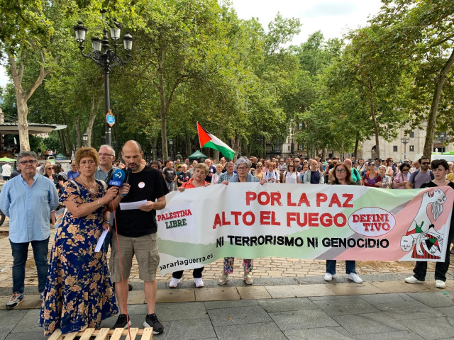 Concentración en Bilbao 