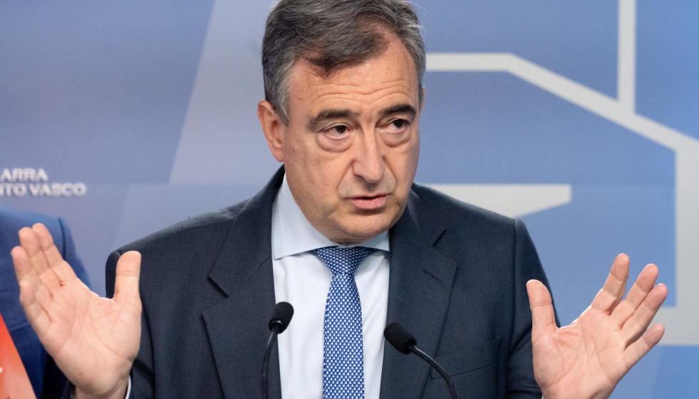 Archivo - El presidente del EBB del PNV, Aitor Esteban,  a 3 de junio de 2025, en Vitoria-Gasteiz, Álava, País Vasco (España).