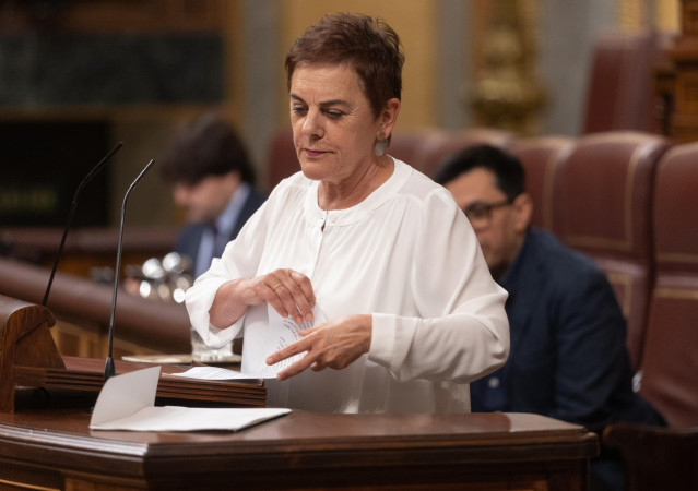 La portavoz de EH Bildu en el Congreso, Mertxe Aizpurua