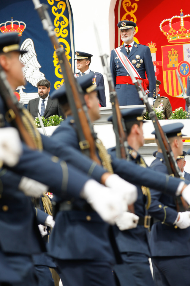 14-07-25 Su Majestad El Rey, Preside El Acto De Entrega De Reales Despachos Y Nombramientos De Los Nuevos Oficiales Del Ejército Del Aire Y Del Espacio En La Academia General Del Aire Y De Espacio.