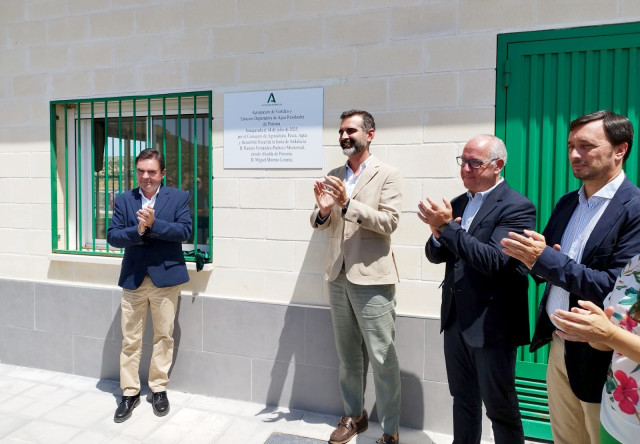 Inauguración de la EDAR de Porcuna