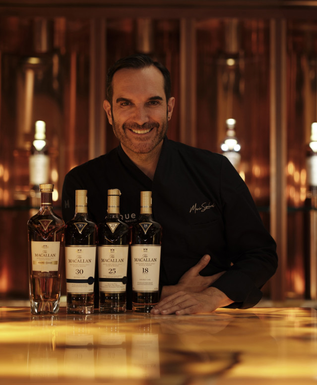 El chef Mario Sandoval (Coque) y The Macallan