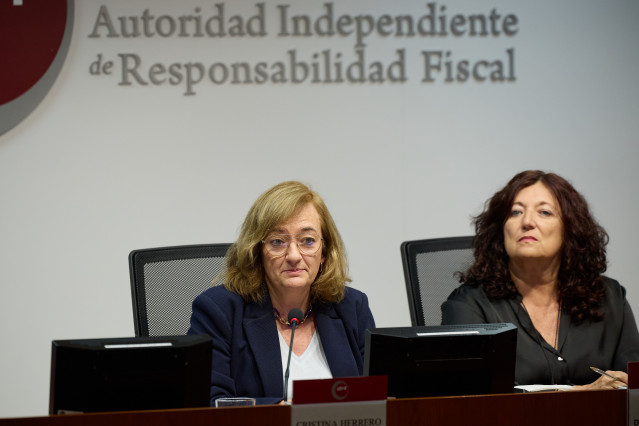 Archivo - La presidenta de AIReF, Cristina Herrero.