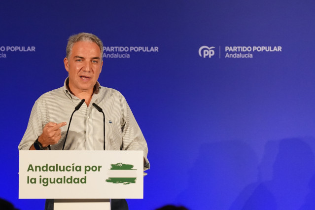 Archivo - El vicesecretario de Coordinación Autonómica y Local del PP, Elías Bendodo, en una imagen de archivo.