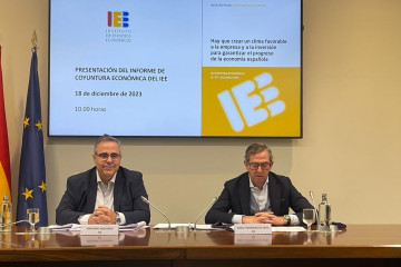 Archivo - Presentación del informe sobre Coyuntura Económica del IEE.