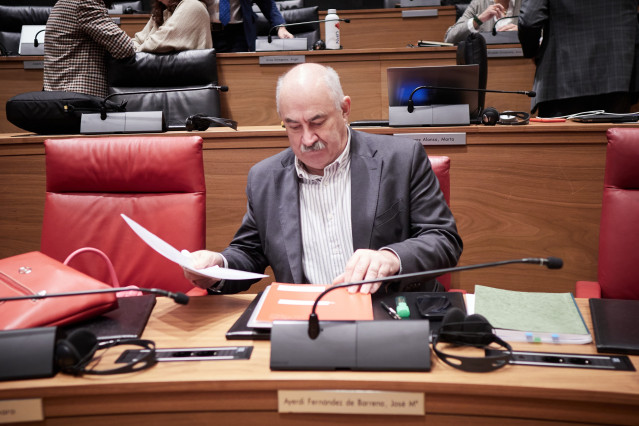 Archivo - El consejero de Desarrollo Rural y Medio Ambiente del Gobierno de Navarra, José Mari Aierdi.
