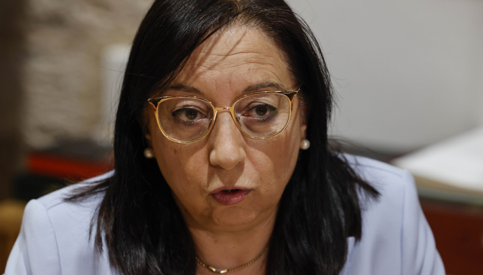 La presidenta de Les Corts Valencianes, Llanos Massó
