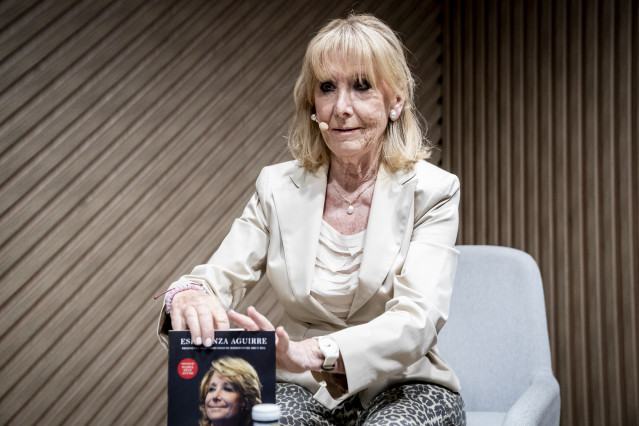 Archivo - La expresidenta de la Comunidad de Madrid Esperanza Aguirre.