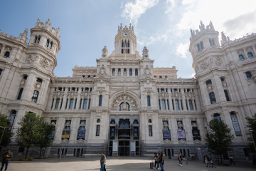Archivo - Fachada de la sede del Ayuntamiento en Cibeles, a 15 de septiembre de 2023, en Madrid (España).