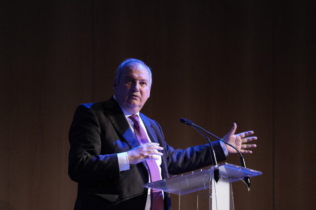 Archivo - El ministro de Industria y Turismo, Jordi Hereu, interviene durante la clausura de la jornada 'Turismo y tecnología, una alianza para la excelencia', a 13 de junio de 2025, en Barcelona, Catalunya (España).