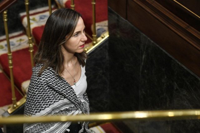 La secretaria general de Podemos, Ione Belarra.