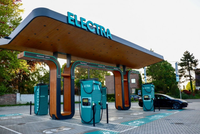 Imagen: Estación de recarga ultrarrápida de Electra.