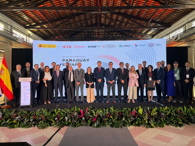 Participantes del Encuentro Empresarial EsPAÑA-pARAGUAY.