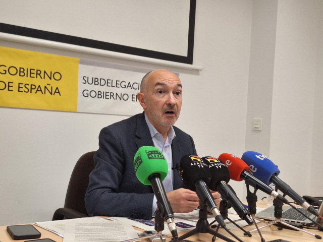 Archivo - El delegado del Gobierno en Aragón, Fernando Beltrán, en una imagen de archivo.
