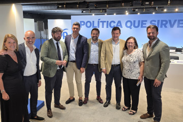 Mañuco en  la Ejecutiva Nacional del PP de este lunes.