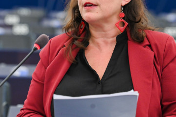 Archivo - La eurodiputada del BNG, Ana Miranda.