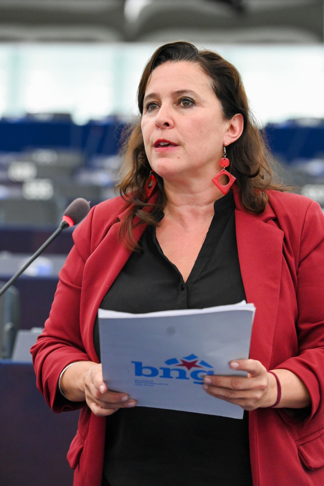Archivo - La eurodiputada del BNG, Ana Miranda.