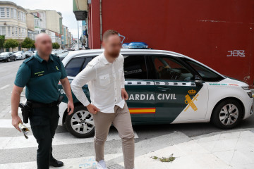 El concejal del PSOE de Cospeito (Lugo), Daniel Irimia, pasa a disposición judicial.