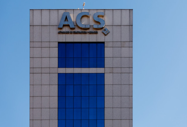Archivo - Fachada de la sede de ACS, a 4 de abril de 2023, en Madrid