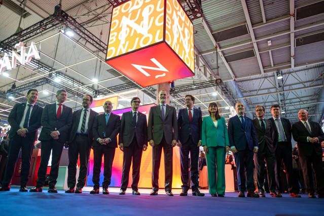 Archivo - Imagen de la inauguración del MWC (Mobile World Congress) Barcelona 2025