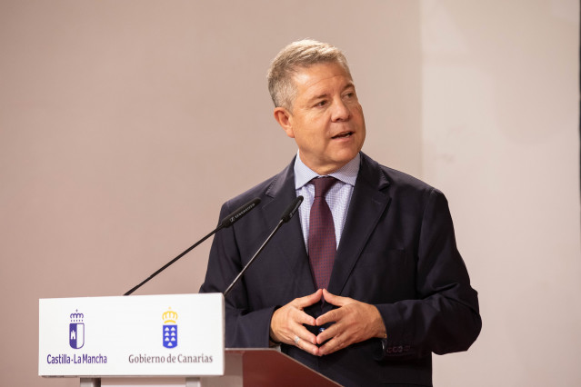 El Presidente De Castilla-La Mancha, Emiliano García-Page.