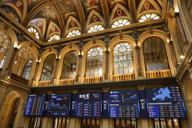 Estado de la bolsa de Madrid, a 28 de julio de 2025, en Madrid (España).