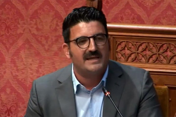 Archivo - El portavoz de Vox en el Consell de Mallorca, Toni Gili.