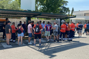 Trabajadores de Eserman en Puertollano.