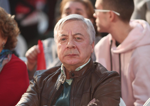 Archivo - El exministro de Fomento  e integrante de la consultora Acento, Pepe Blanco, durante un mitin del partido en Alcalá de Henares (Madrid, España), previo al cierre de campaña de las elecciones del 10N, a 8 de noviembre de 2019,