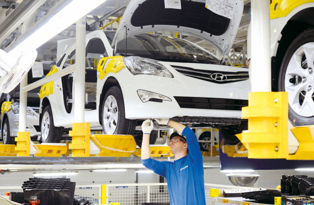 Archivo - Planta de Hyundai