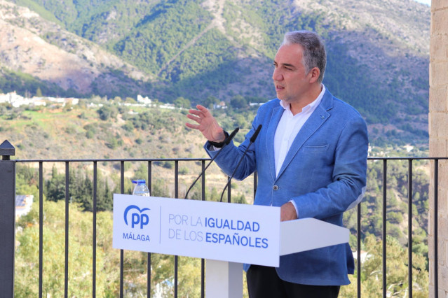 Archivo - El vicesecretario de Coordinación Autonómica, Local y Análisis Electoral del PP, Elías Bendodo, en una imagen de archivo
