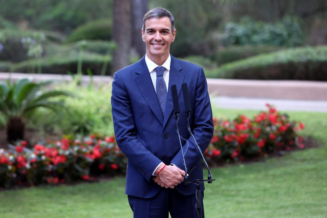 El presidente del Gobierno, Pedro Sánchez