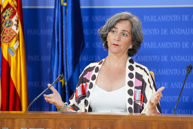 La parlamentaria del Grupo Mixto-Adelante Andalucía Begoña Iza, en una imagen de archivo.