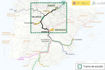 El Ministerio de Transportes y Movilidad Sostenible continúa avanzando, a través de Adif, en el desarrollo de los futuros servicios de Autopista Ferroviaria (AF) en el itinerario Azuqueca-Valladolid
