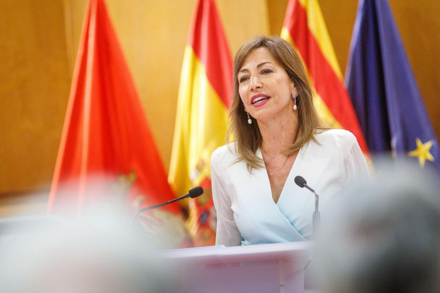 Archivo - La alcaldesa de Zaragoza, Natalia Chueca, en una imagen de archivo