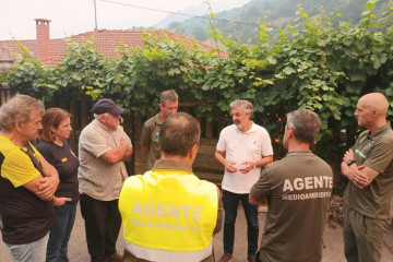 El consejero de Movilidad, Medio Ambiente y Gestión de Emergencias, Alejandro Calvo en las reuniones de esta tarde.