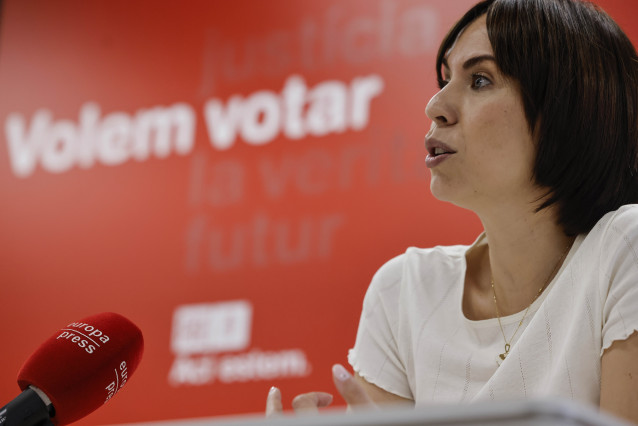La ministra de Ciencia, Innovación y Universidades, Diana Morant, durante una entrevista para Europa Press