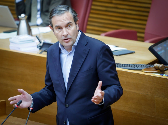 El portavoz del Grupo Popular en la comisión de investigación de la dana en Les Corts, Fernando Pastor