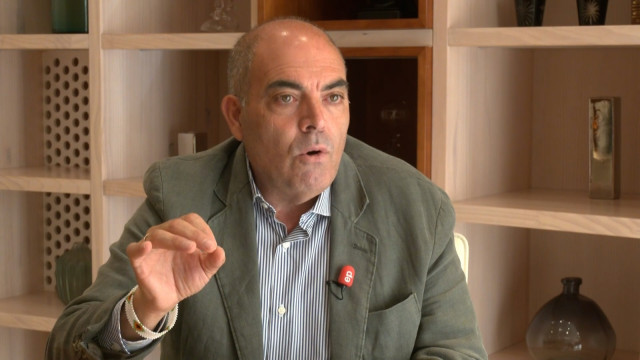 El presidente de ATA, Lorenzo Amor, en una entrevista concedida a Europa Press.
