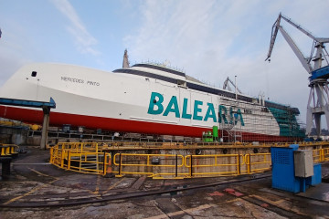Imagen del 'fast ferry' Mercedes Pinto de Baleària