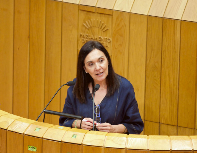La portavoz de Medio Rural del PSdeG en el Parlamento, Carmen Dacosta.