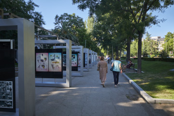 Archivo - Paseo de Recoletos, Madrid (España).