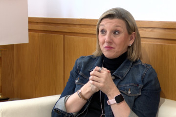 Archivo - Imagen de archivo de Isabel Blanco durante una entrevista.